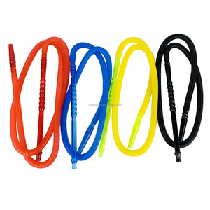 Portable Arab Shisha Silicone Plastic Tubes Disposable Pvc Acrylic Hookah Hose 1.5m/1.8m One-time Use Hose Hookah Accessories