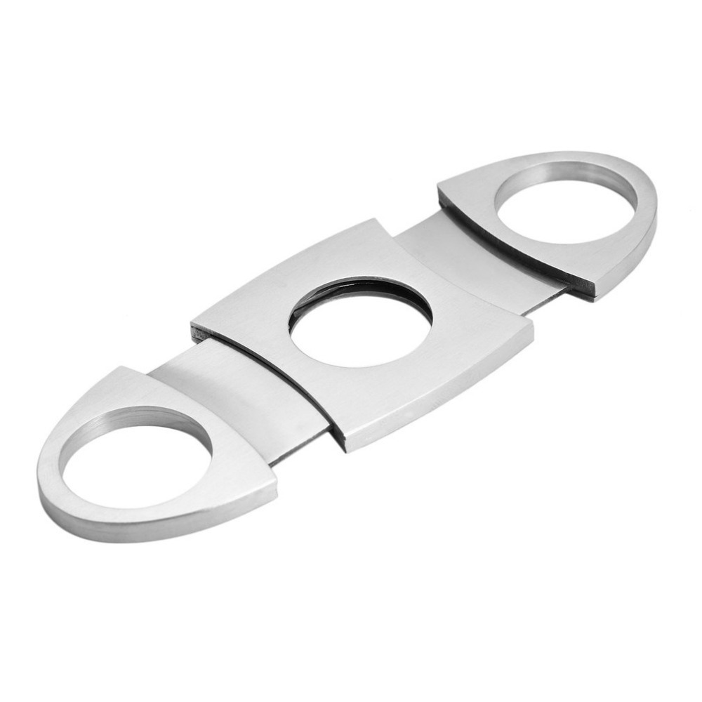 Cigar Accessories Custom Logo Metal Mini Stainless Steel Cigar Cutter For Smoking