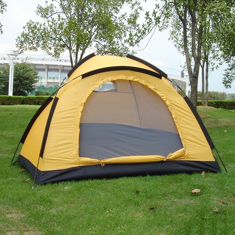 Fiberglass pole outdoor tent for couples camping Tours