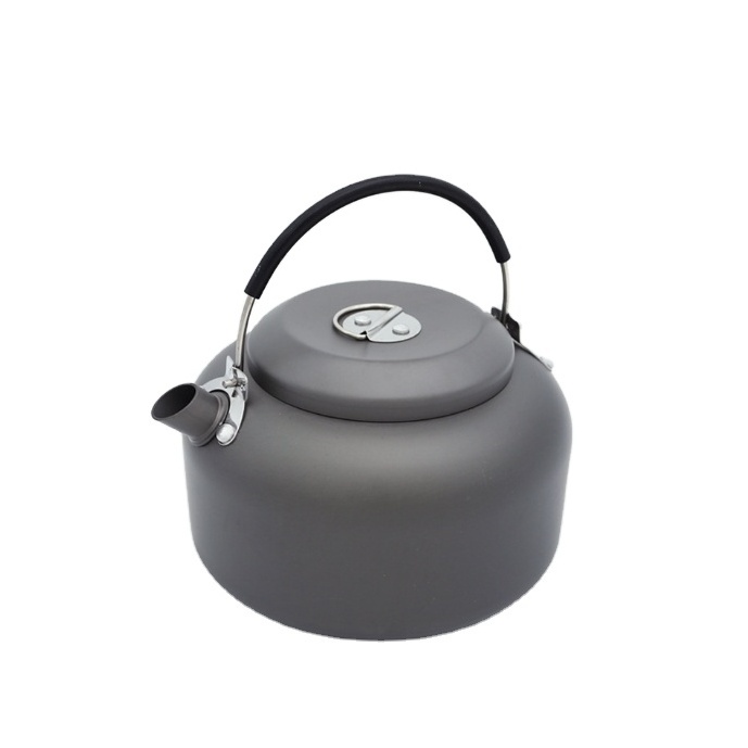 High Quality Family Non-stick Camping Cookware Set Silver Cookware Boiling Water Kettle