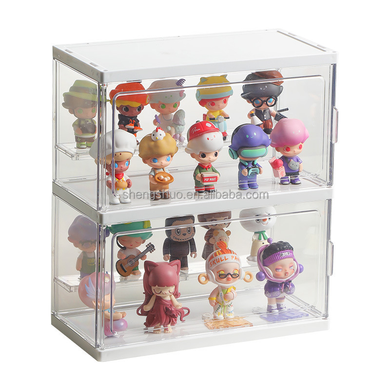 Perfect Quality Colorful Acrylic Cube Box Acrylic Display Organizer Cartoon Model Storage Box