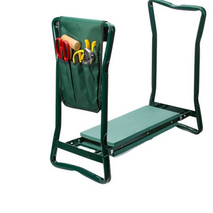 High quality low price Folding Garden Kneeler Bench Stool Heavy Duty Kneeling Pad and Seat with Tool Pouch