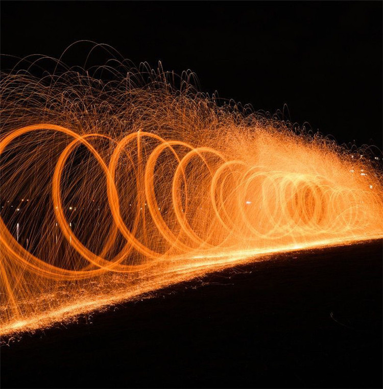 New Portable Steel Wool Pyrotechnic Kids Toys Party Flame Hand Swing Sparks Fairy Firework Stick Adult Children Game Outdoor Toy