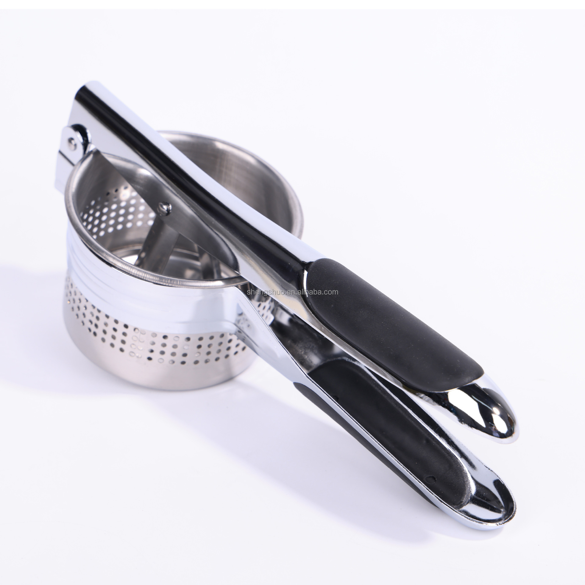 Hot Sale Premium Hot Potato Ricer And Masher Fruit And Vegetable Tools Ricer Stainless Steel Potato Masher