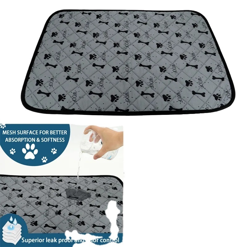 Reusable Dog Urine Mat Washable Soft Pet Cat Diaper Bed Pad Absorbent Small Medium Large Dogs Diapers Pee Pads For Sofa Car