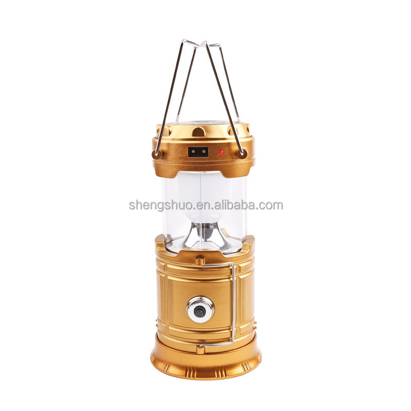 Wholesale Outdoor Solar Led Camping Lamp Portable Dc Charging Camping Lantern