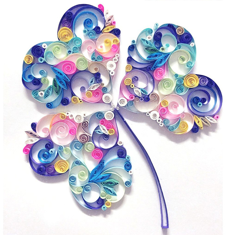 Wholesale paper flowers diy scrapbook origami paper art craft home decor handicraft tools quilling paper kit