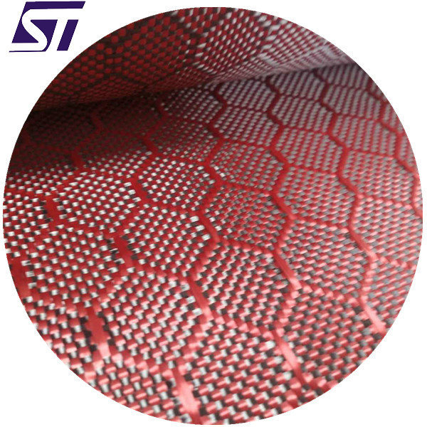 Professional twill carbon and  fiber fabric crossed