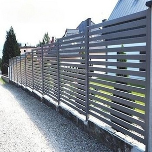 cheap simple boundary wall fencing panels outdoor gate outdoor fence modern decorative 3d vinyl wood fence panels