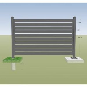 Hot sale Aluminum slat fence System Modern Aluminum luver Gate Design Retractable Sliding Louver Gate fencing