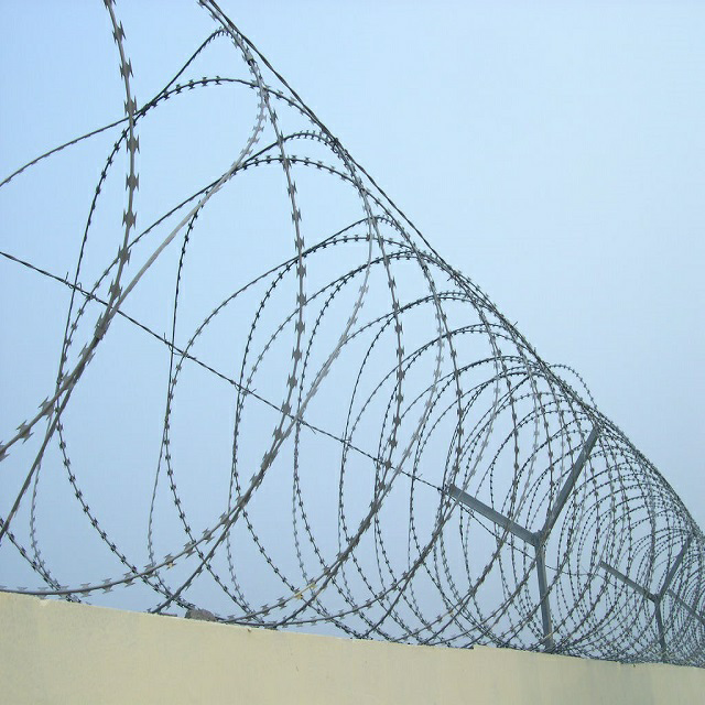 wire stainless steel razor rolled fencing stainless steel tata price per meter galvanized 10kg razor barbed wire