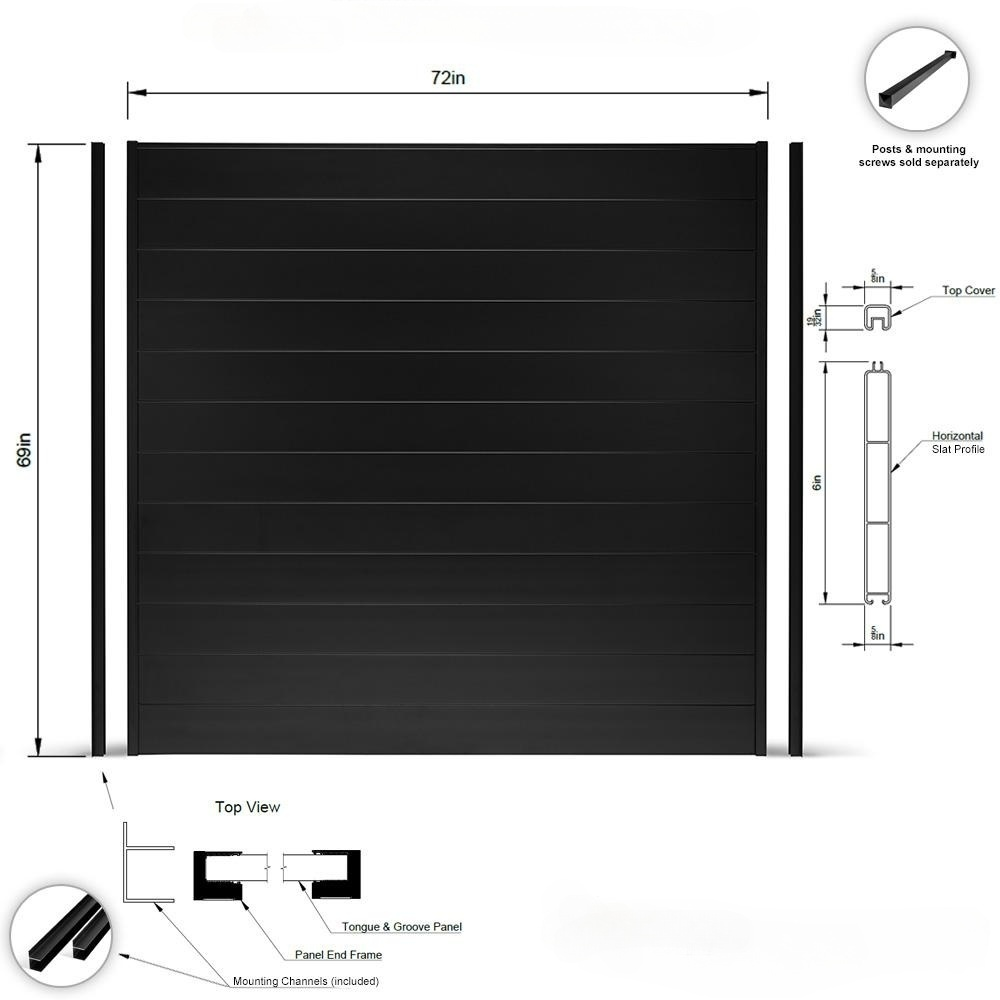 wholesale vinyl plastic fence garden panels simple boundary wall fencing gate