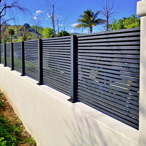 wholesale vinyl plastic fence garden panels simple boundary wall fencing gate