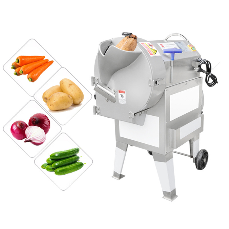 Automatic Mushroom Cutting Machine Potato Cutter For Chips Julienne Cutter Machine