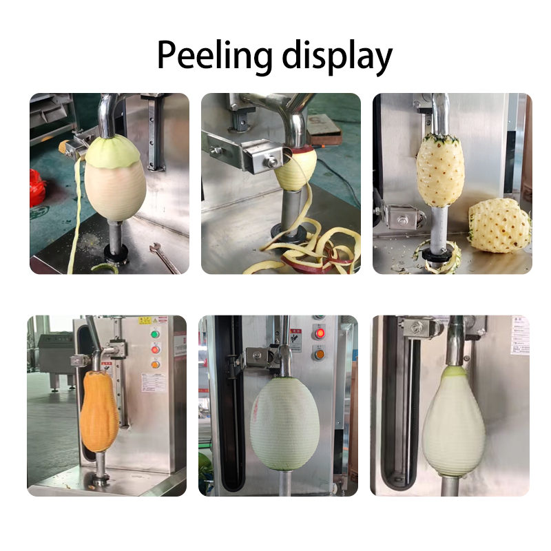 Shengtian Machinery Multifunction Fruit Peeler Pumpkin Pineapple Peeling Machine Peel Machine 200pcs/h