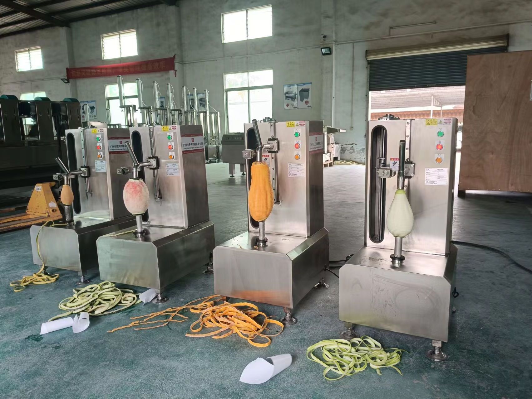 Shengtian Machinery Multifunction Fruit Peeler Pumpkin Pineapple Peeling Machine Peel Machine 200pcs/h