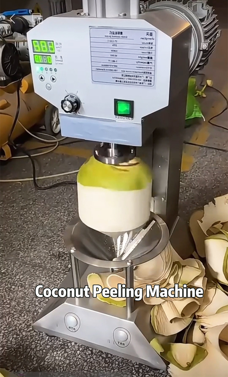 Automatic Coconut Peeling Machine Tender Coconut Trimming Machine Coconut Skin Peeling Machine