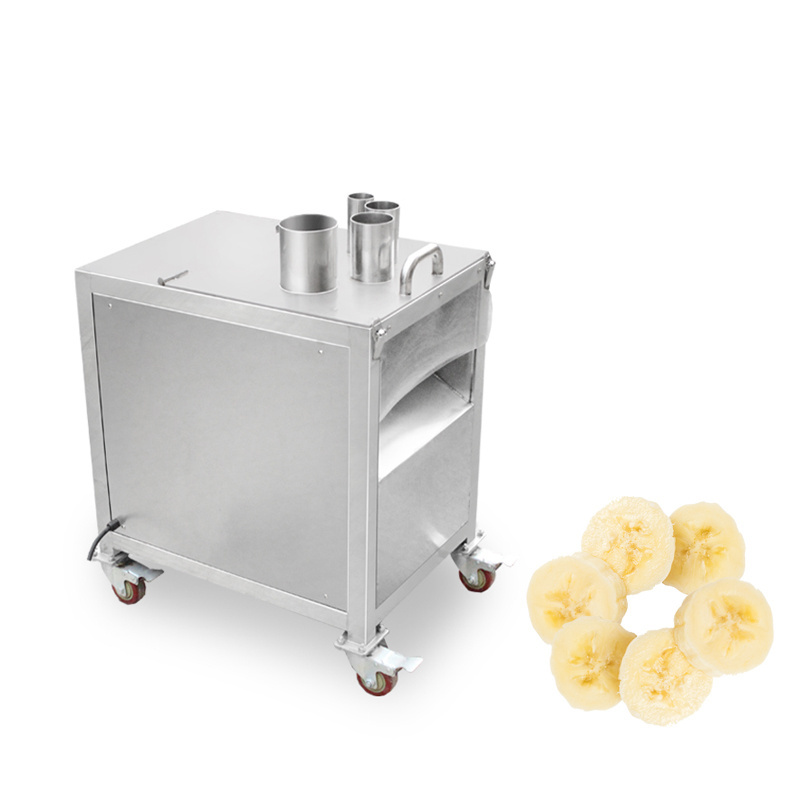 Commercial Stainless Steel Lemon Slicing Machine Banana Slicing Machine Banana Plantain Chip Slicer  100kg/h