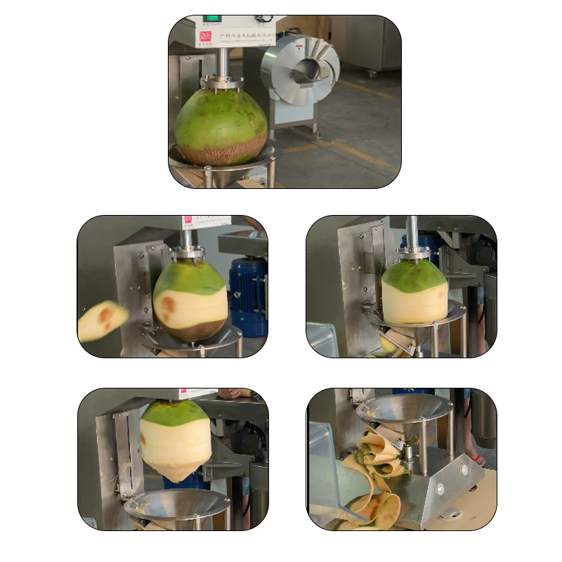 Automatic Coconut Peeling Machine Tender Coconut Trimming Machine Coconut Skin Peeling Machine