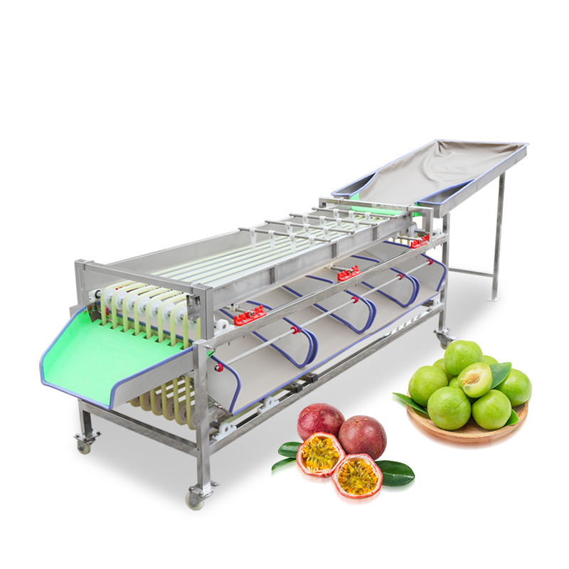 Automatic Fruit And Vegetable Size Sorting Grading Machine Cherry Tomatoes Sorting Machine Fruit Sorting Machine