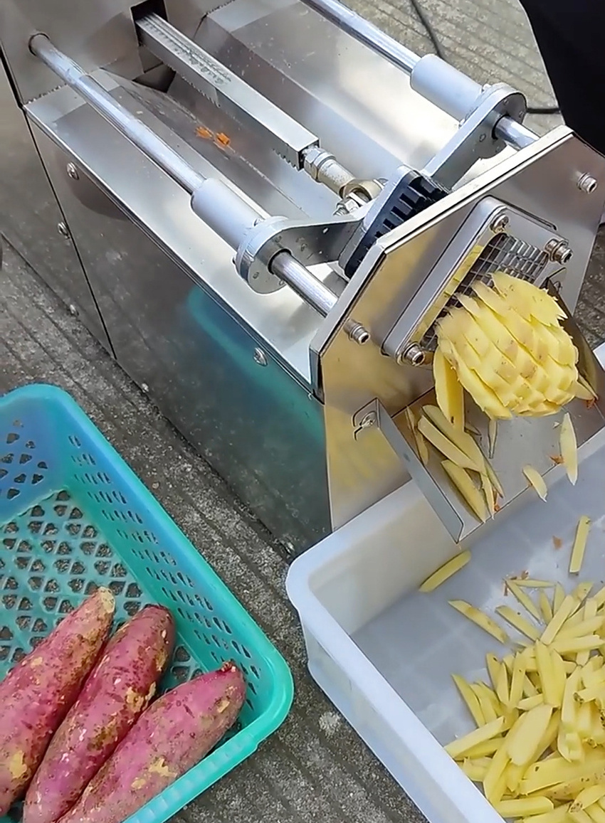 Automatic Potato Cutting Machine Carrot Stick Cutting Machine French Fry Cutter Electric