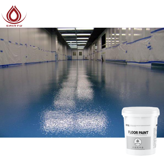 Waterborne epoxy self-leveling transparent varnish epoxy resin paint