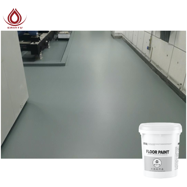 Waterborne epoxy self-leveling transparent varnish epoxy resin paint