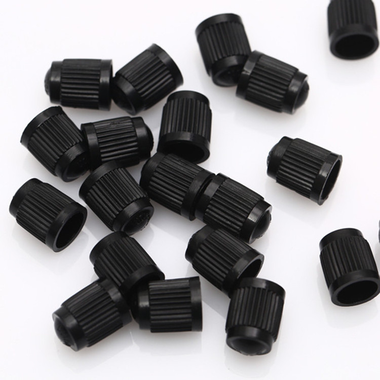 Car Wheel Accessories Black Universal Plastic Tire Valve Cap for TR412/TR413/TR414/TR415