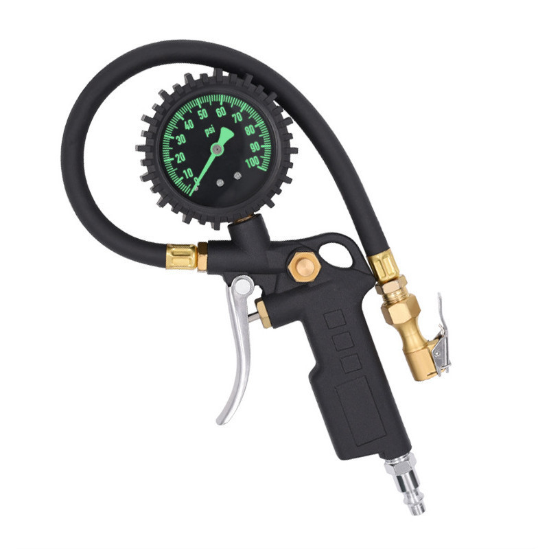 0-100PSI/0-220PSI Customizable High Precision Car Vehicle DIAL Tire Pressure Air Inflator Gauge