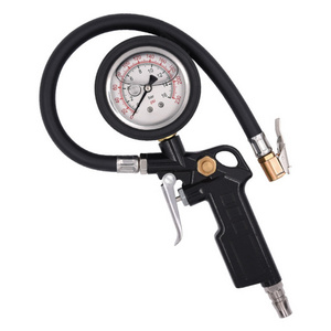 0-300PSI Universal High Quality Car Vehicle Aluminum Tire Pressure Air Inflator Gauge With Oil