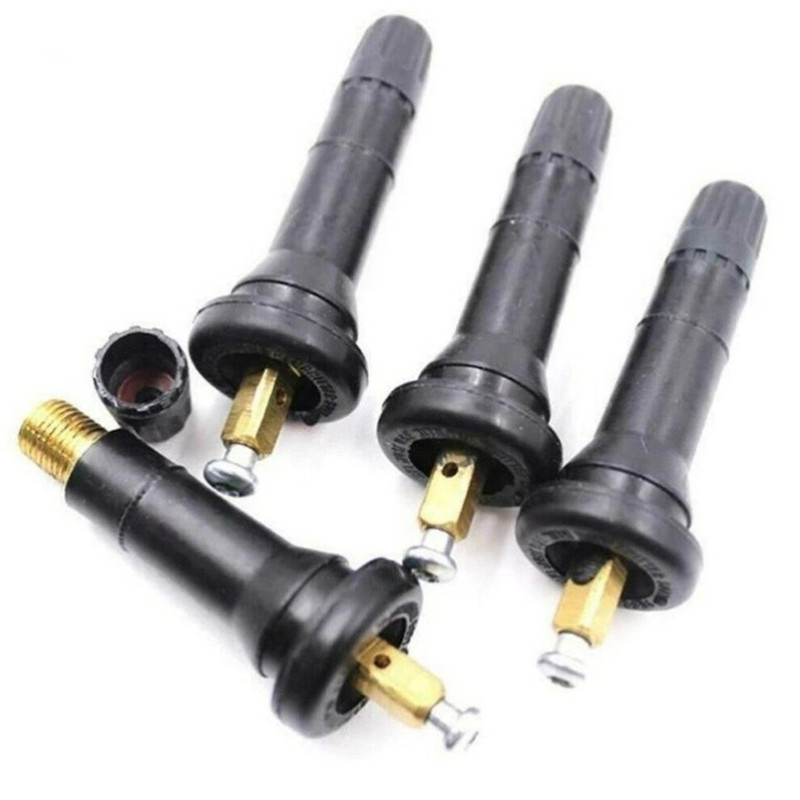 Tpms Valves Right Angle 90 Degree Base Shape Rubber Tpms Stem Sensor Repair Kit