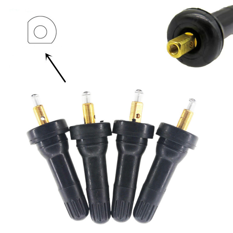 Tpms Valves Right Angle 90 Degree Base Shape Rubber Tpms Stem Sensor Repair Kit