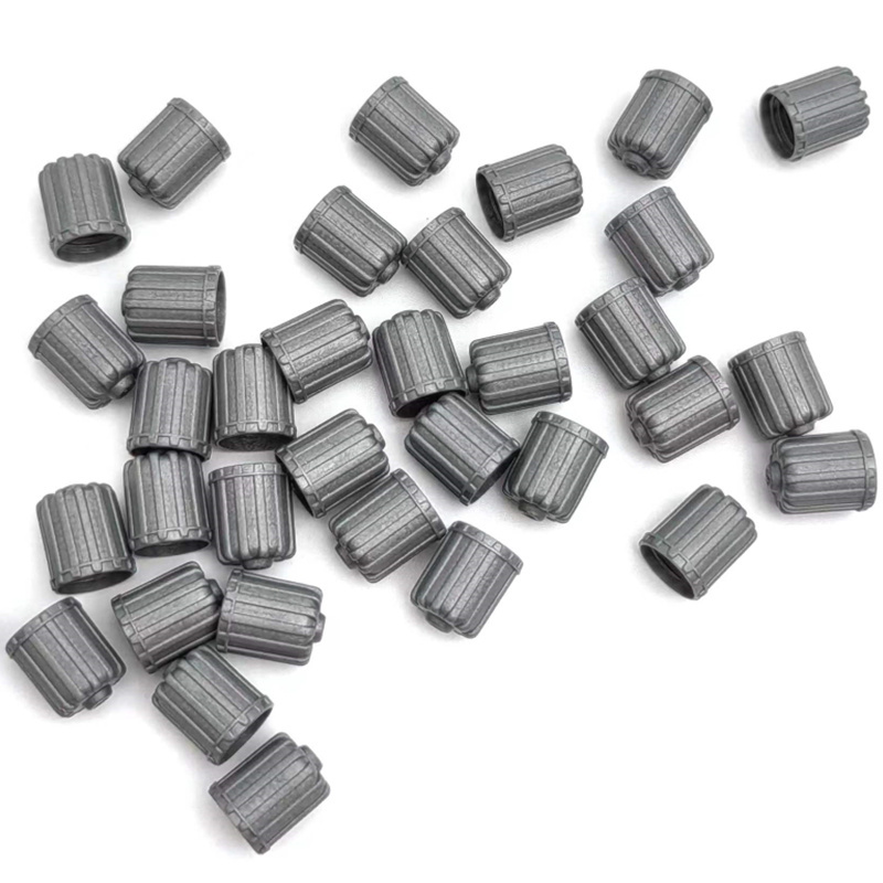 Air Tire Caps Grey Plastic TPMS Tire Valve Cap Wheel Dust Caps