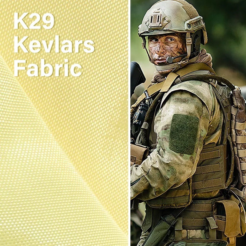 Professional Kevlars Aramid Fabric Roll 3000d 3000dtex Ballistic Panels Helmet Armour Vehicle Protective K29 Kevlars Fabric