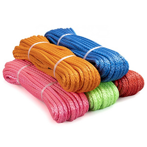 High Strength 6mm/8mm/10mm/12mm Marine Sailing Mooring Hmpe Hollow 12 Strands Braided Spectra UHMWPE Rope