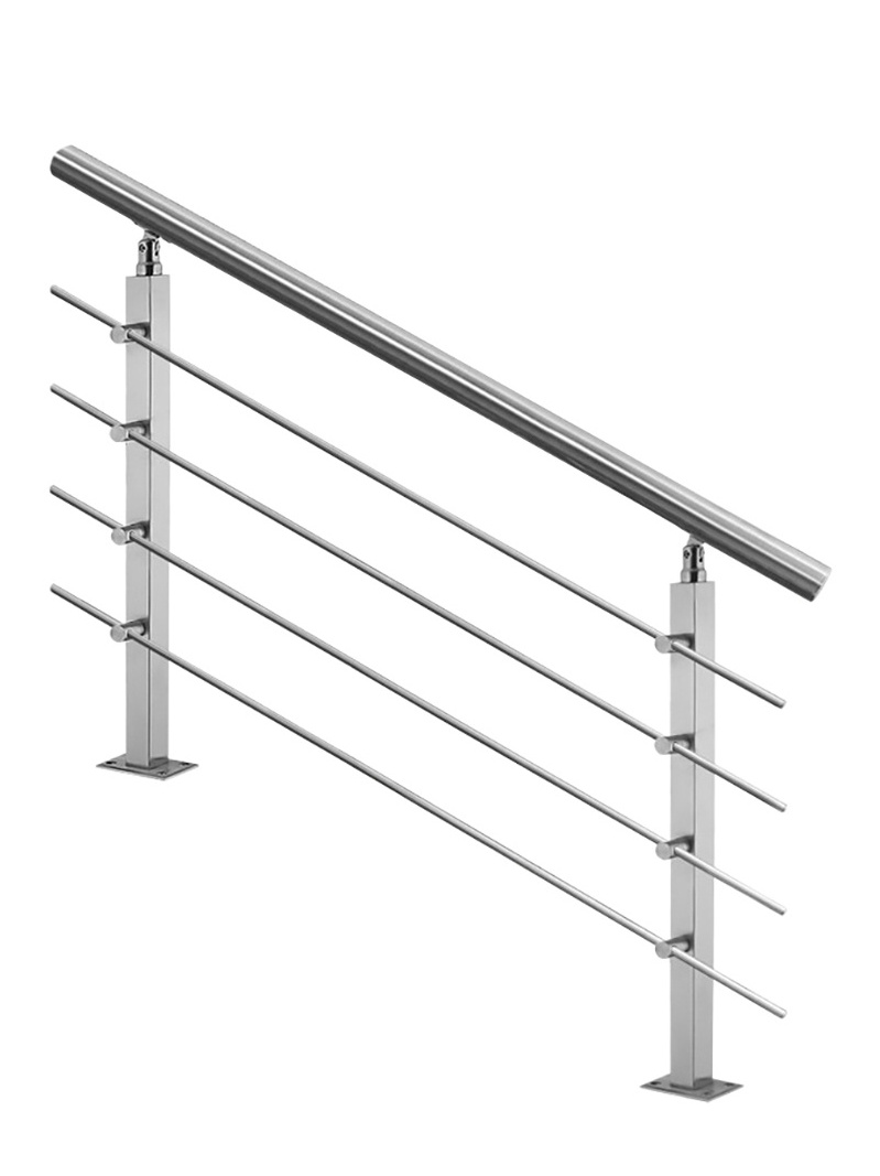 Top Sale Inexpensive Stainless Steel 304 316 Exterior Handrail Decking Balustrade Outdoor baluster Crossbar Railing Post System