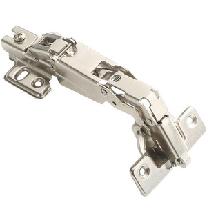 furniture hardware hydraulic cabinet door hinge butterfly base soft closing  double plated Hydraulic Hinge