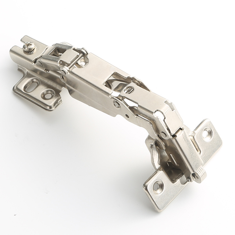 furniture hardware hydraulic cabinet door hinge butterfly base soft closing  double plated Hydraulic Hinge