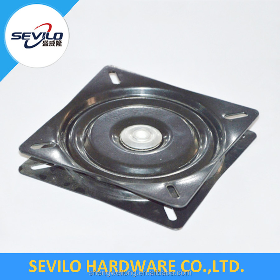 14 inch square swivel plate rotate mechanism for table or desk