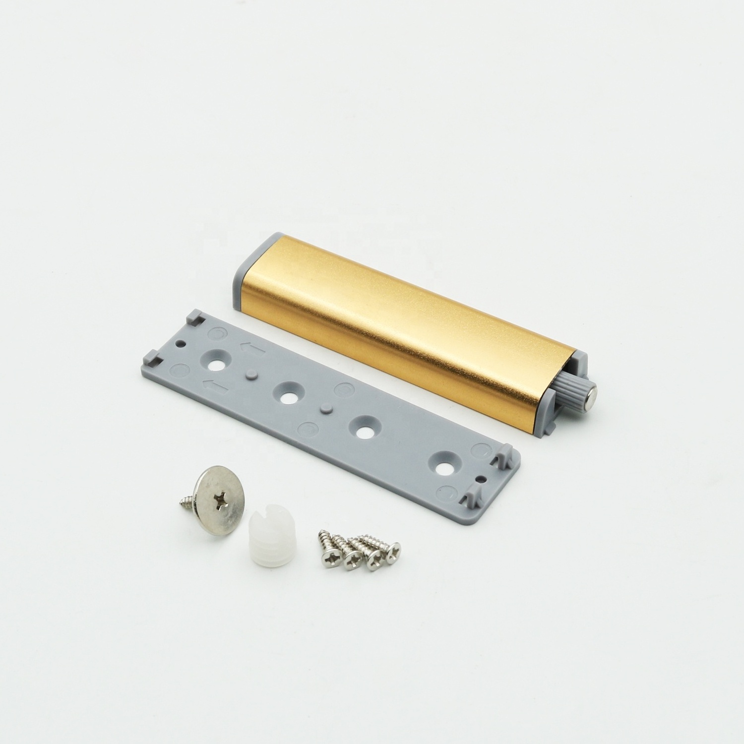 Magnetic cabinet door catch magnet push to open system damper buffer cabinet door catch plastic buffer