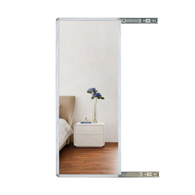 Wardrobe Cabinet Concealed Rotating Dressing Folding Telescopic Push Pull Mirror