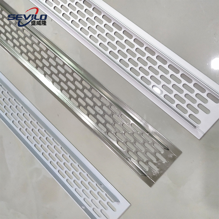 Furniture Accessories Rectangular Air Vent Ventilation Grille For Cabinet