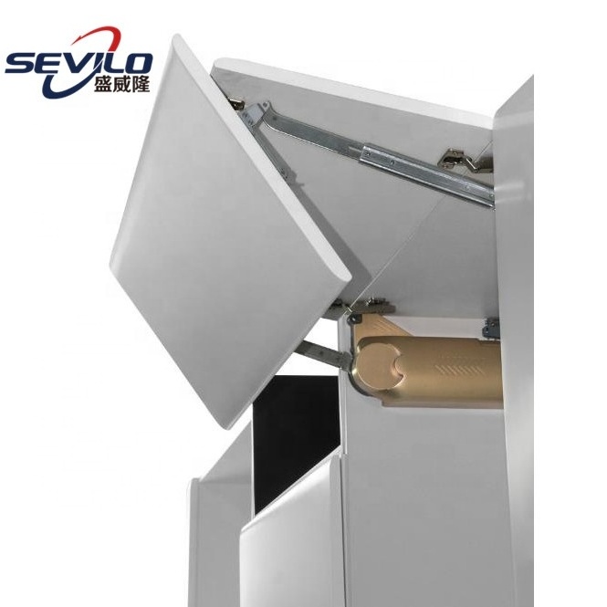 Electric vertical swing lift up cabinet mechanism bi-fold lifting system cabinet support