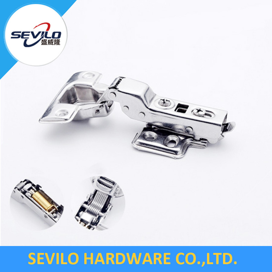 2021 High Quality Stainless Steel Hydraulic Hinge Damper Buffer Cabinet Cupboard Door Hinges Soft Close Furniture Hardware