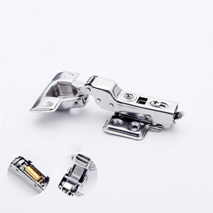 2021 High Quality Stainless Steel Hydraulic Hinge Damper Buffer Cabinet Cupboard Door Hinges Soft Close Furniture Hardware