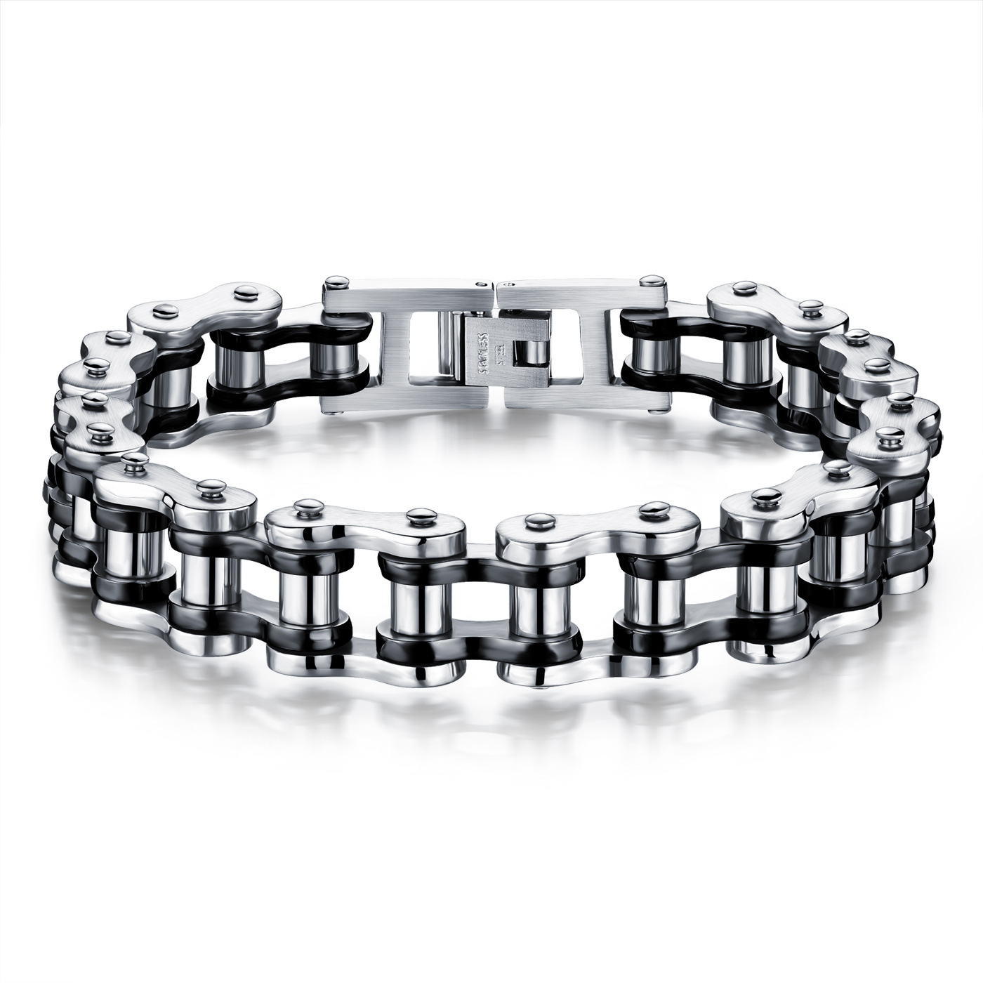 High Quality Stainless Steel Bracelet Men Party Jewelry For Friends Gifts Punk Bicycle/motorcycle Bike Chain Bracelet