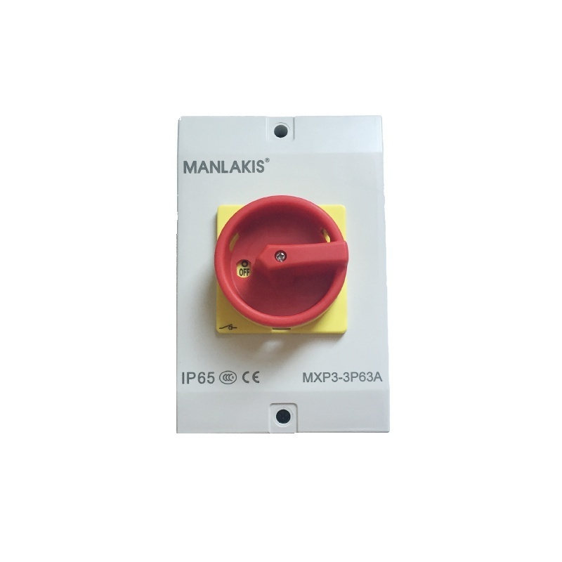 High quality AC waterproof three-phase rotary isolation disconnect switch