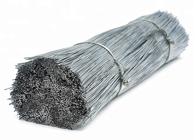 Woven Bag SX Flat Wire Galvanized Hand Tie Baling Wire High Quality Nice Price Straight Electro Galvanized Binding Wires Silvery