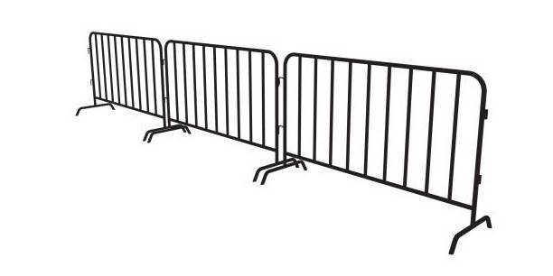 Factory Price Fast Delivery Galvanized Steel Barricade Interlocking Crowd Control Barriers