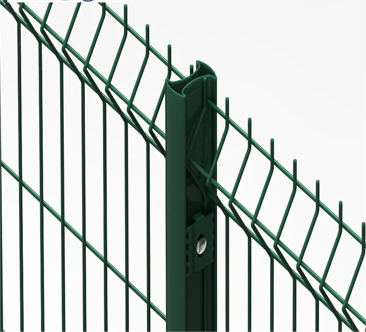 Decorative pvc coated garden fence panels 3d curved fence netting 3d fence panel complete